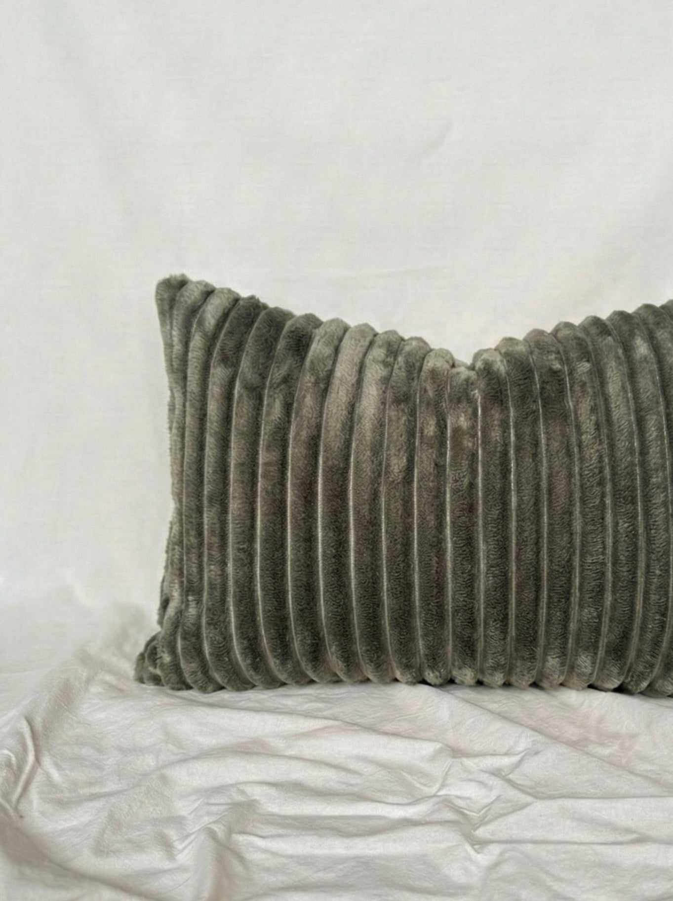 Whisper green cushion